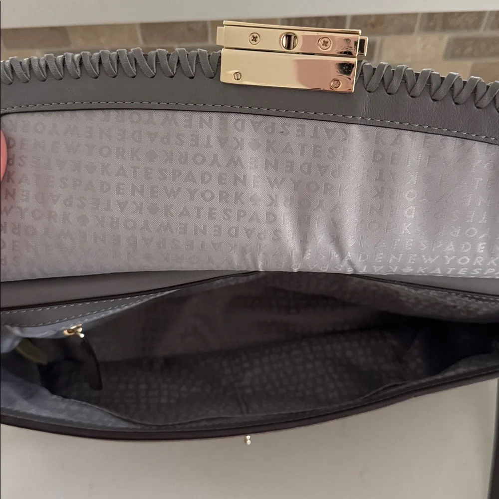 ♠️ Kate Spade Grey Suede Purse NWOT ✨